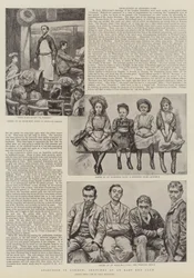 In London, Skizzen in einem East End Club